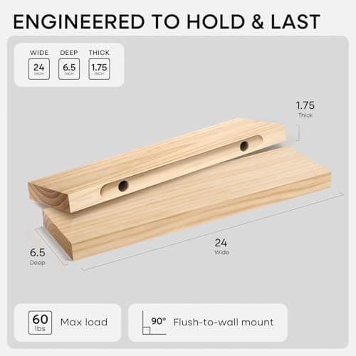 Authentic wood grain - enjoy t...