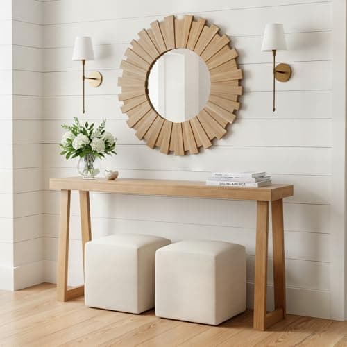 Quality wood console table