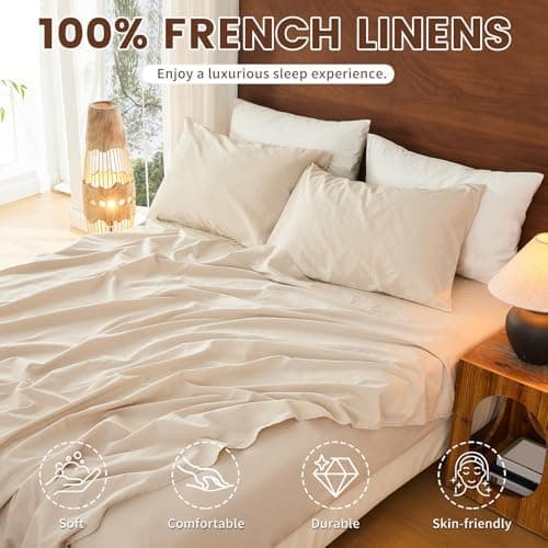 100% french linen
