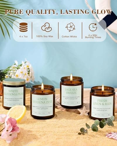 🌱 100% soy wax & cotton wick ...